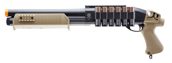 TACTICAL FORCE TRI-SHOT SHOTGUN-6MM-BLACK/TAN