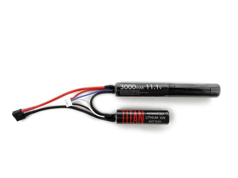 Titan 11.1v 3000mAh Li Ion Nunchuck Deans