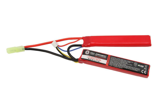 G&G 11.1v Li-Po 900mAh 20C Battery (2pc unit)