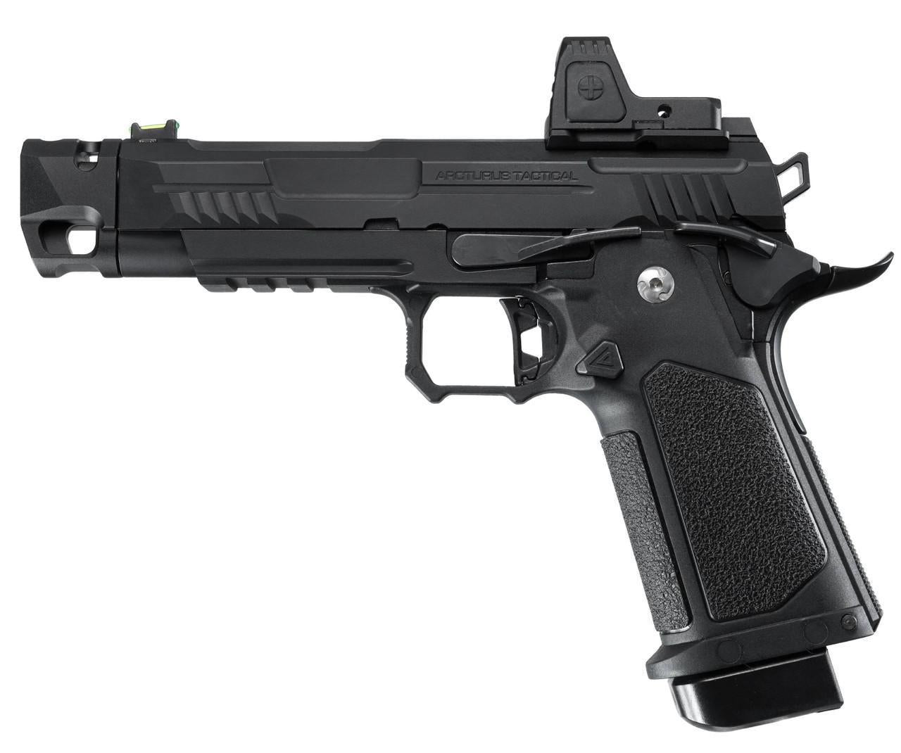 ARCTURUS Vanguard 4.3" Hi-Capa GBB Pistol w/ Optics Ready Slide & Compensator & ARS-1 Red Dot Combo