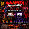Pre Reg Special Halloween 2026 Entry $35 (+6 Raffle Tickets)