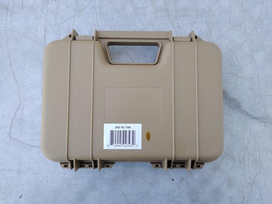 JAG Arms Pistol Hard Case with Foam Inserts in Tan