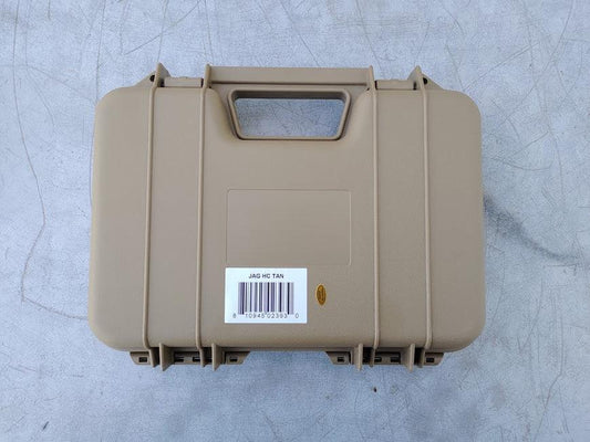 JAG Arms Pistol Hard Case with Foam Inserts in Tan