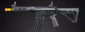 Lancer Tactical Gen 4 Predator 8" CQB AEG w/ Aster II Bluetooth ETU (Black